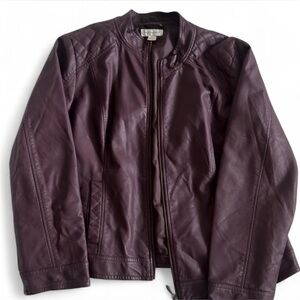 Leather-Style Jacket